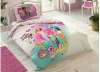 Постельное белье ранфорс TAC - Disney Barbie Extra (Turkey), подростковый